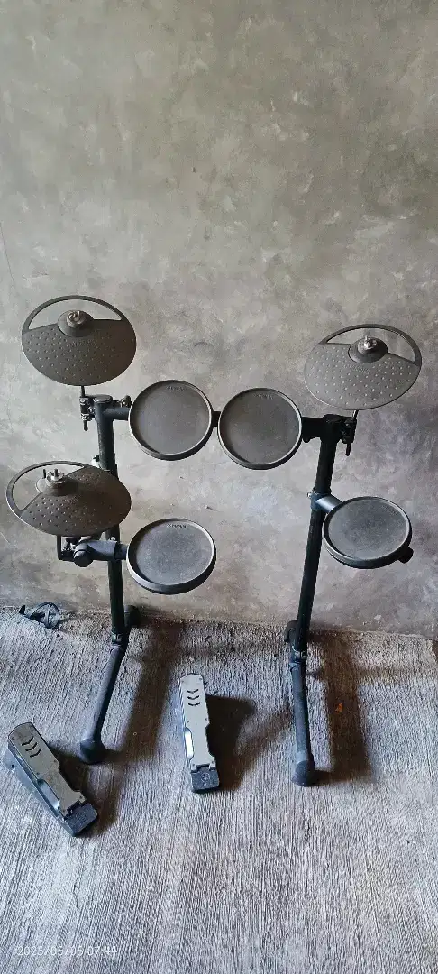 Jual 1 set rangka dan pad Drum Elektric (Tanpa Module)