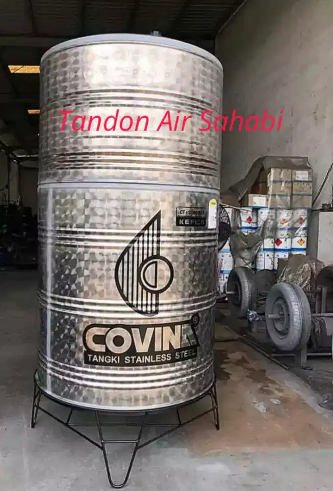 Tandon Toren Tangki Air Stainles Covina