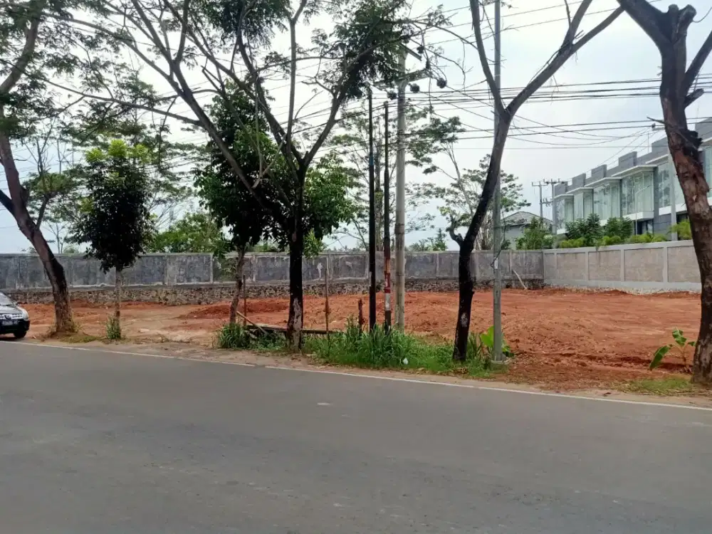 Tanah kosong pinggir jalan serang palima