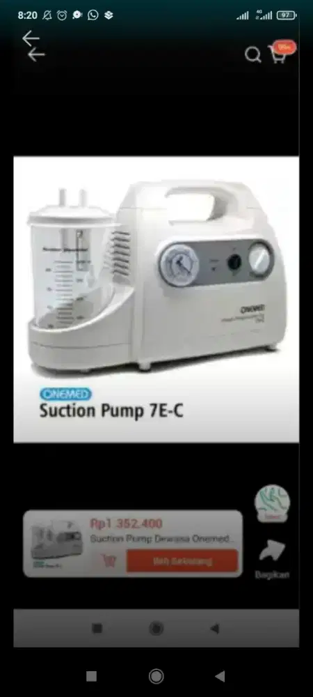 Suction pump dewasa
