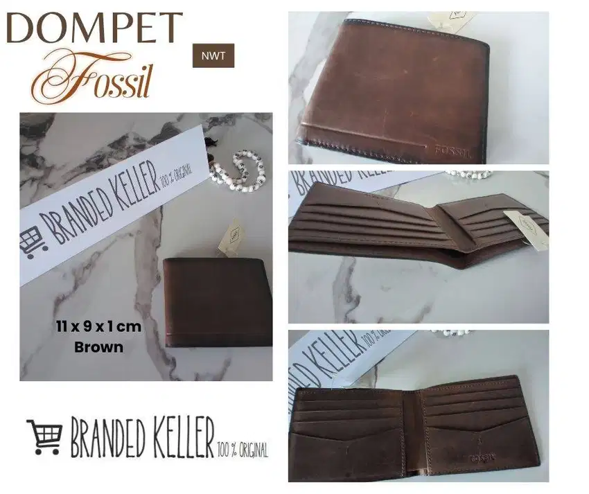 Jual Dompet Fossil 100% original all varian Etalase 1