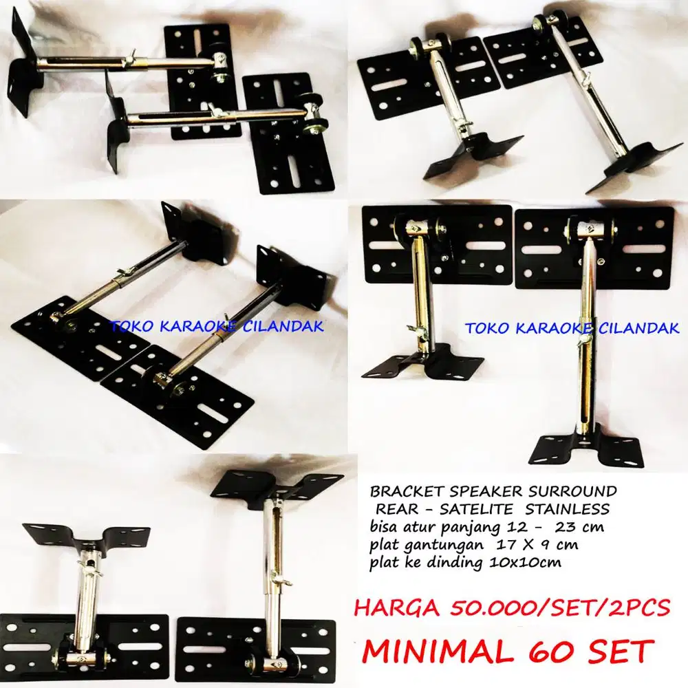 bracket speaker kecil promo per 60 set