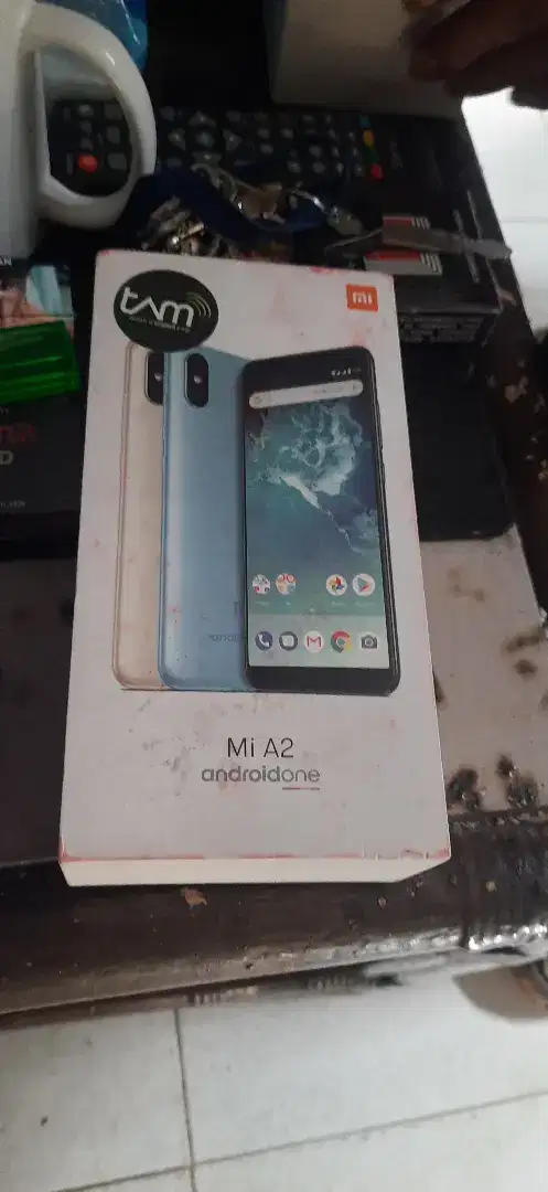jual xiomi Mi A2 android one ram 64 rom 4 lengkap dus box normal