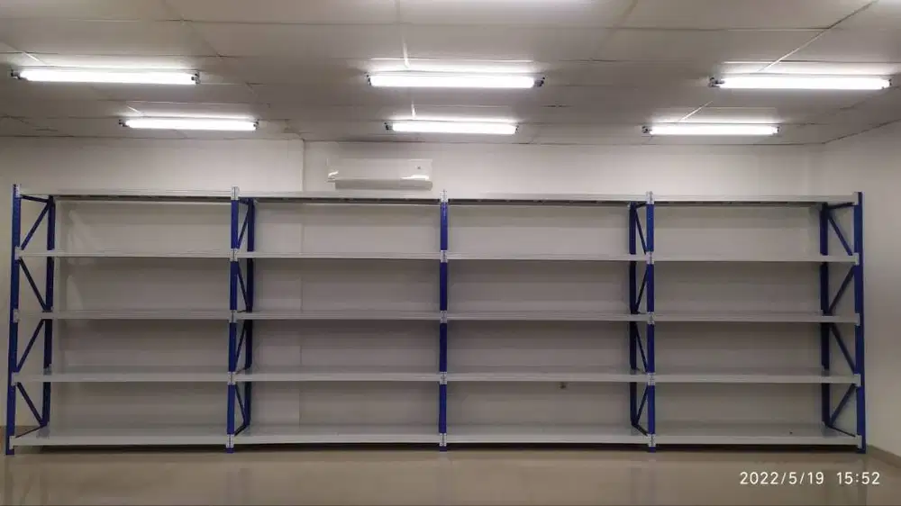 RAK SHELVING AMBALAN KAPASITAS 300KG PER AMBALAN LEVEL SIAP KIRIM
