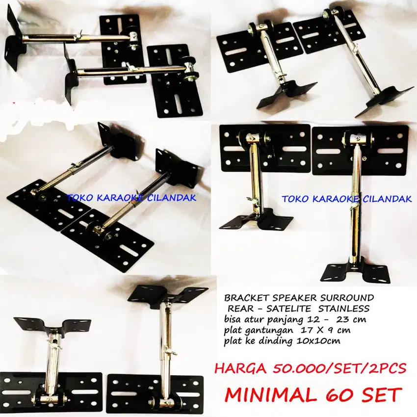 bracket speaker harga grosir min 60 set