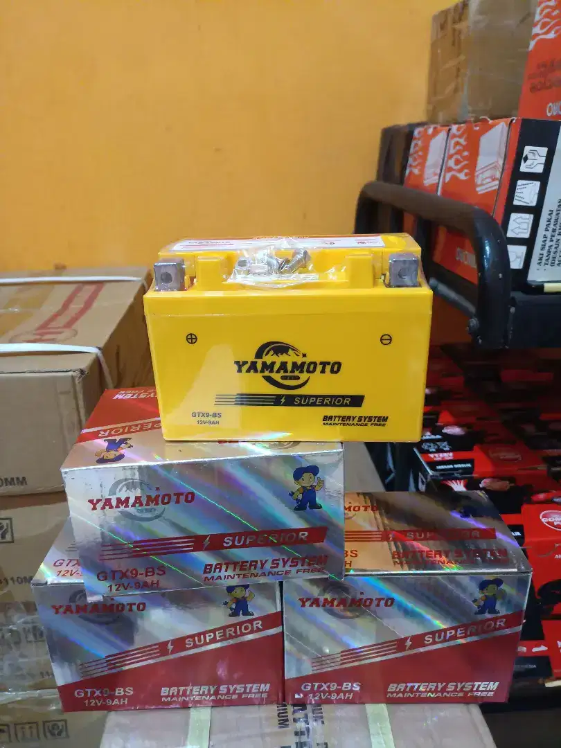 Aki Motor Kering GTX9-BS untuk Ninja 250, Ninja RR Mono, Zx 250dll