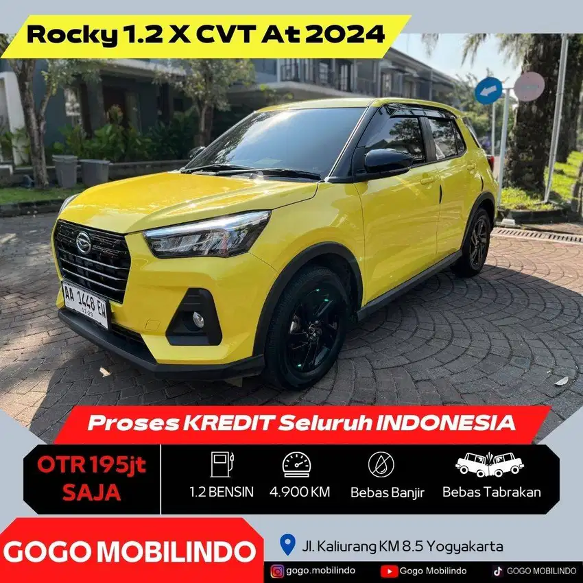 [Km4rb] Daihatsu Rocky X CVT Matic 2024 Plat AA ISTIMEWA Kredit Murah
