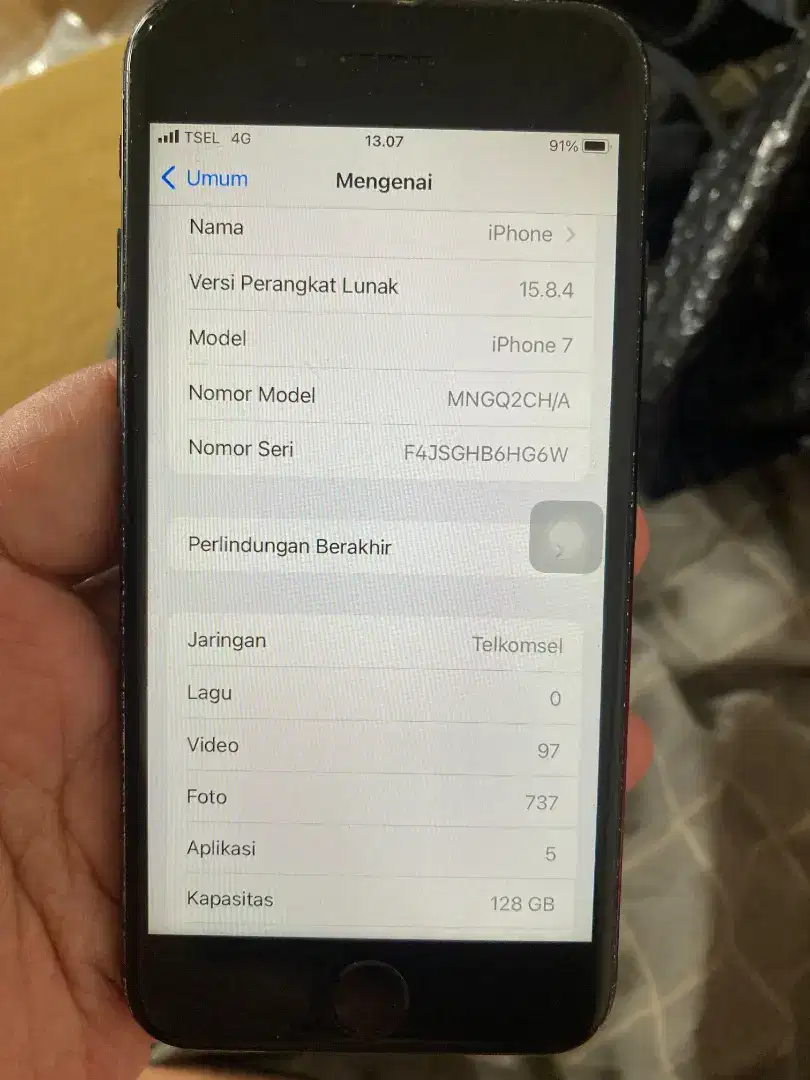 iPhone 7 128GB All Operator HP+Casan