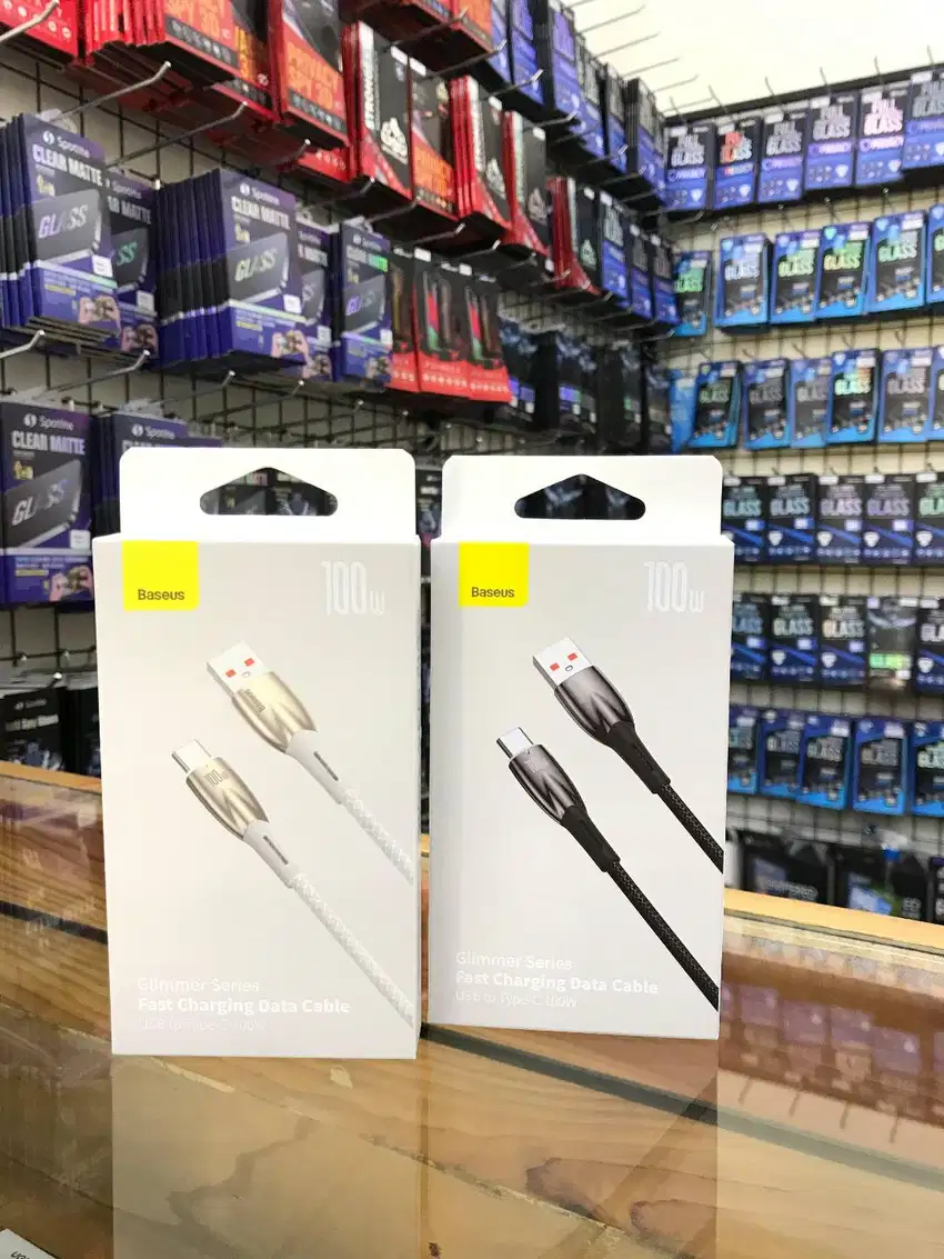 Baseus Glimmer Series Fast Charging Data Cable Type-C 100W 1M