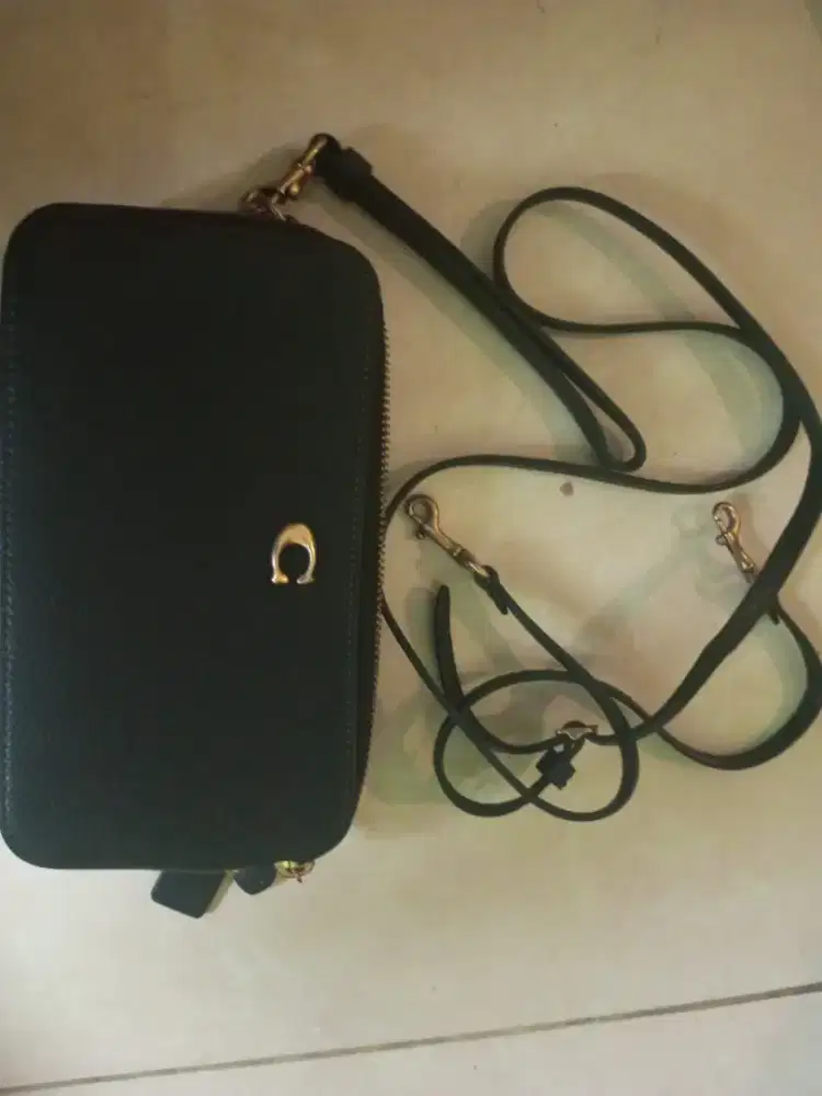 Coach Kira Polished Pebble Leather Small Crossbody