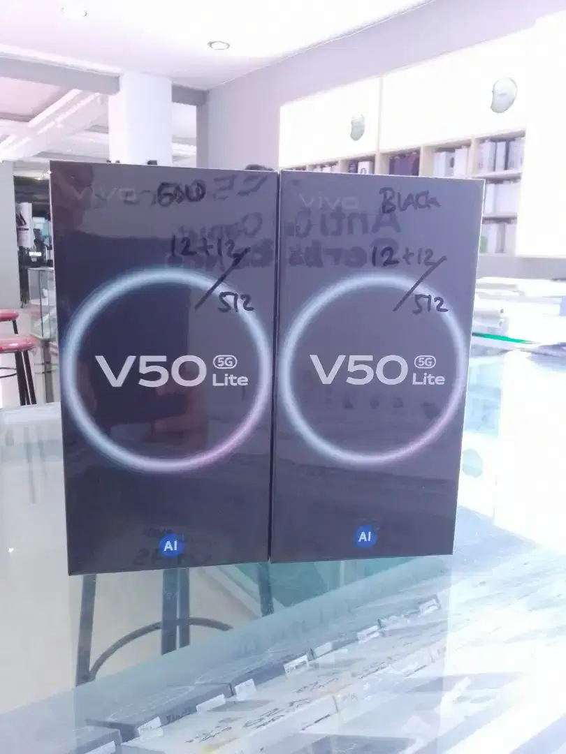 New Vivo V50 Lite 5G 12/512 garansi resmi