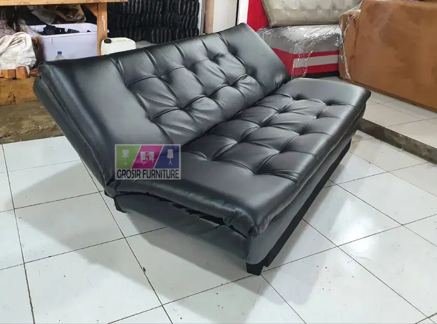 Sofa Bed Fabric Tempat Duduk Multifungsi Sofa Tidur 2In1 Kursi Santai