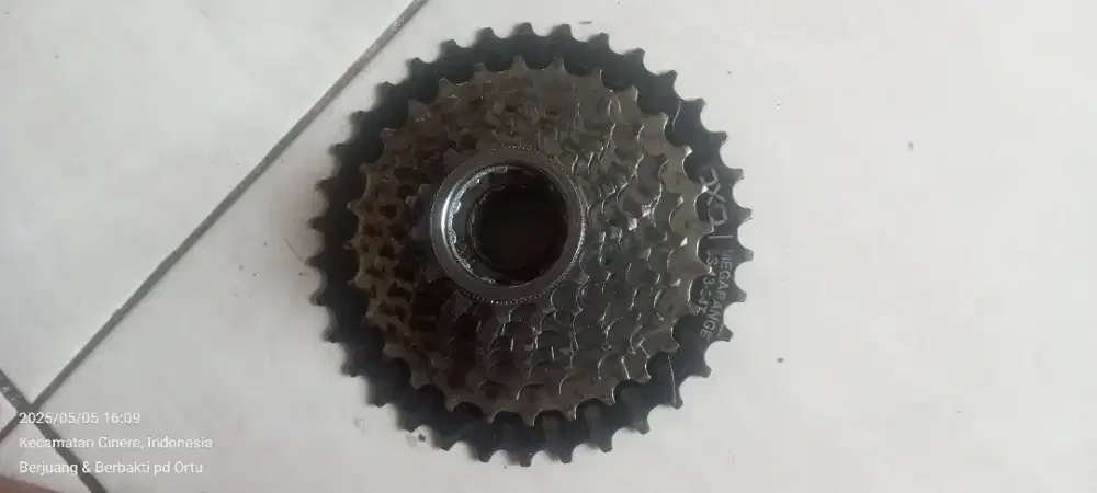 Gigi gear Sproket OXO 13-34 Megarange