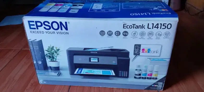 EPSON L14150 A3+ ALL in One 2nd Like New Garansi aktif s.d juli 2025