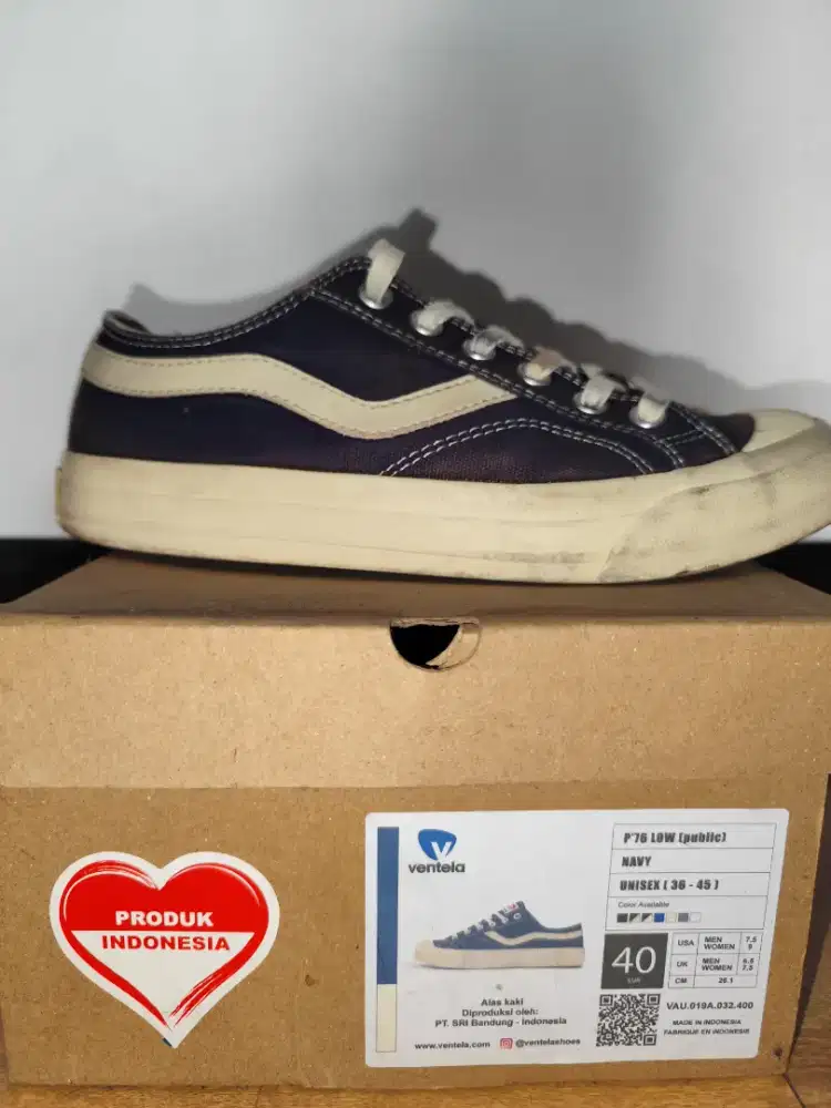 Sepatu ventela P '76 Low (size 40)