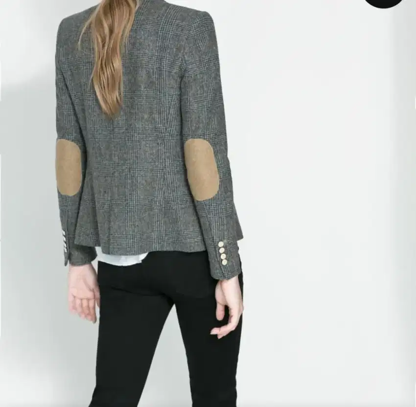 Blazer Zara Basic elbow patch