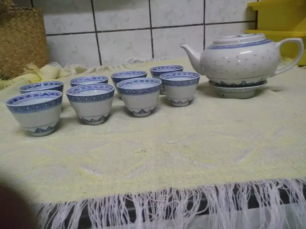 Gelas teh cina terawang