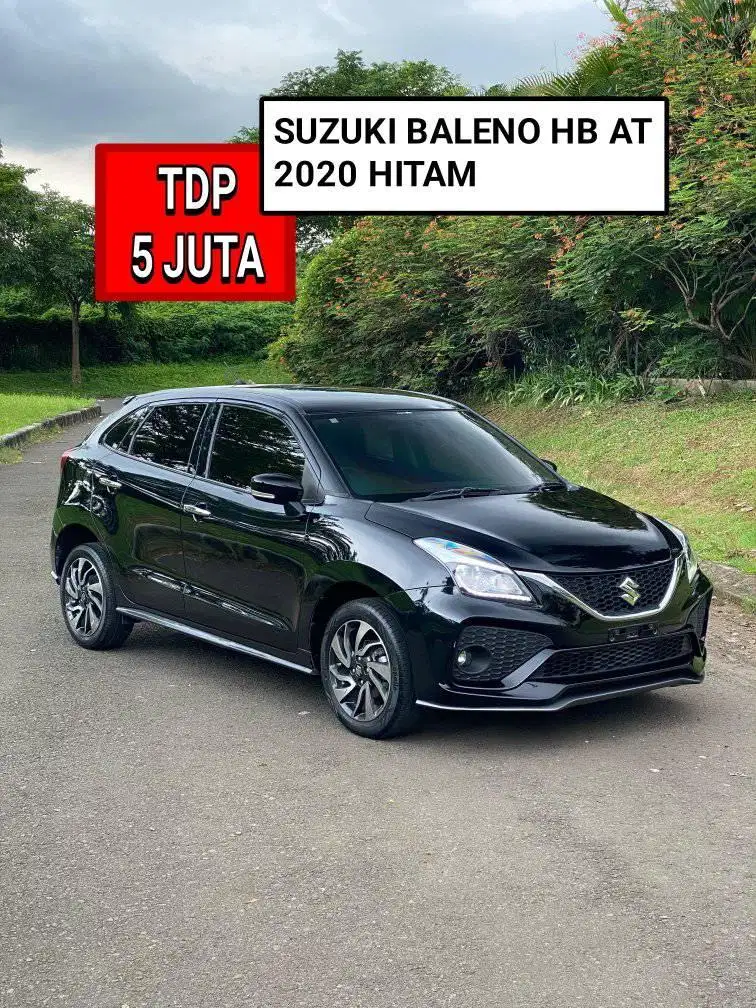 SUZUKI BALENO HB AT 2020 HITAM PROMO MURAH DP MINIM 5 JUTA