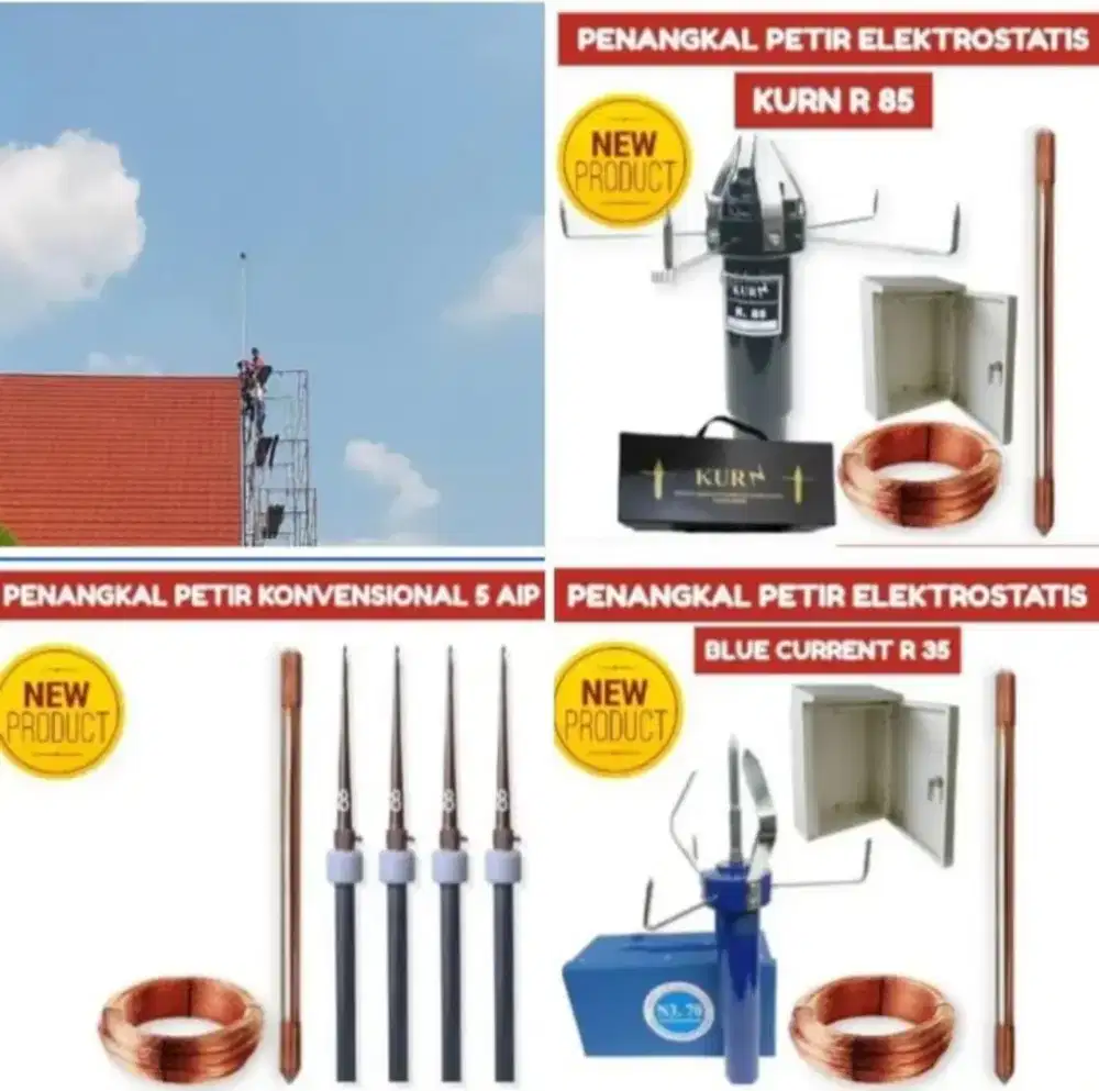 Pasang penangkal petir demak hubungi kami