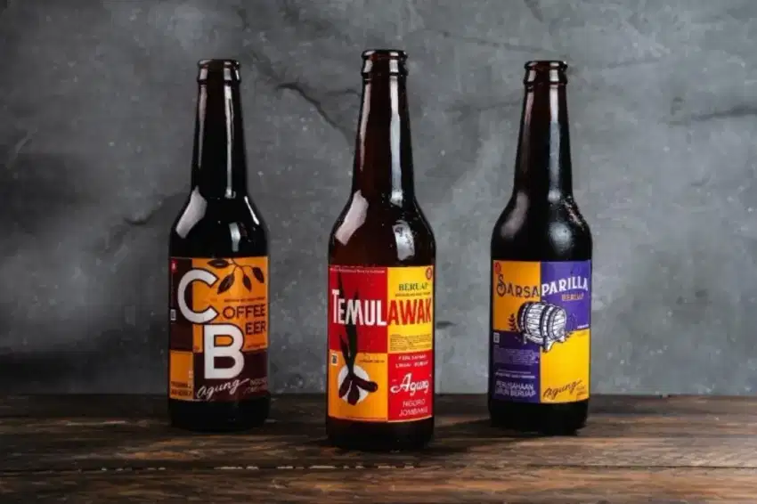 minuman jadul non alkohol rasa coffee,sarsaparila dan temulawak