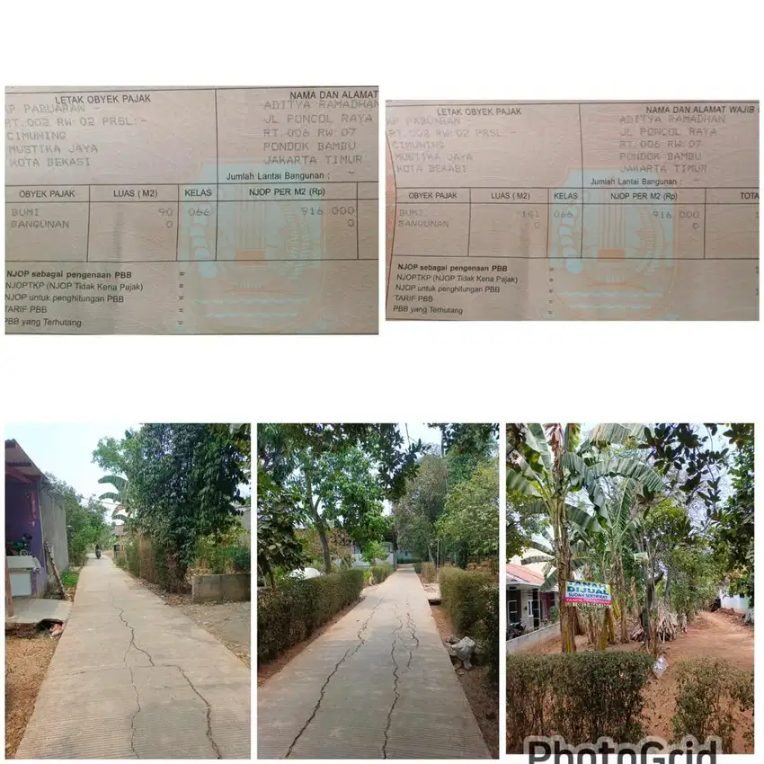 Dijual tanah 231 M