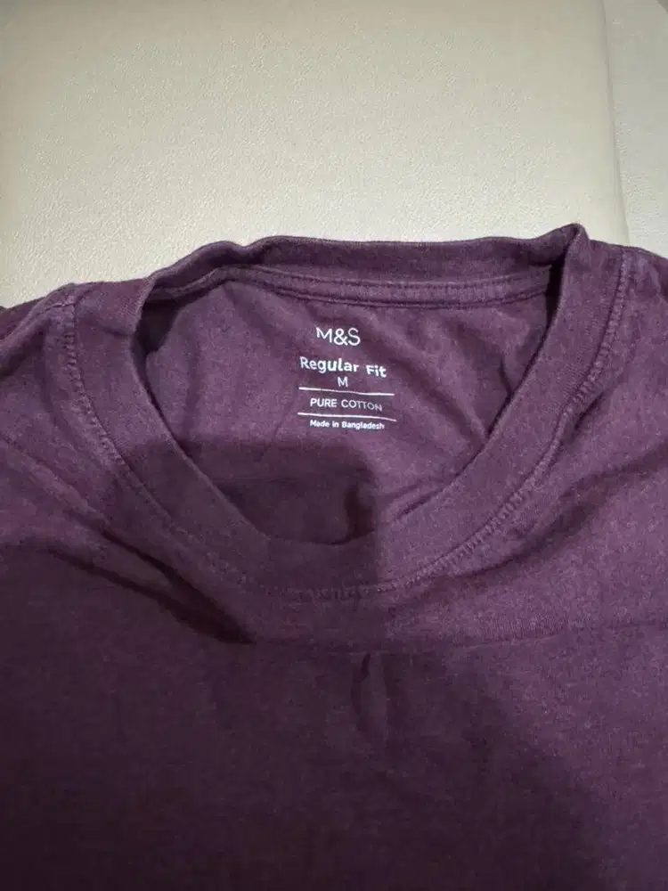 Kaos polos cowo Marks & Spencer