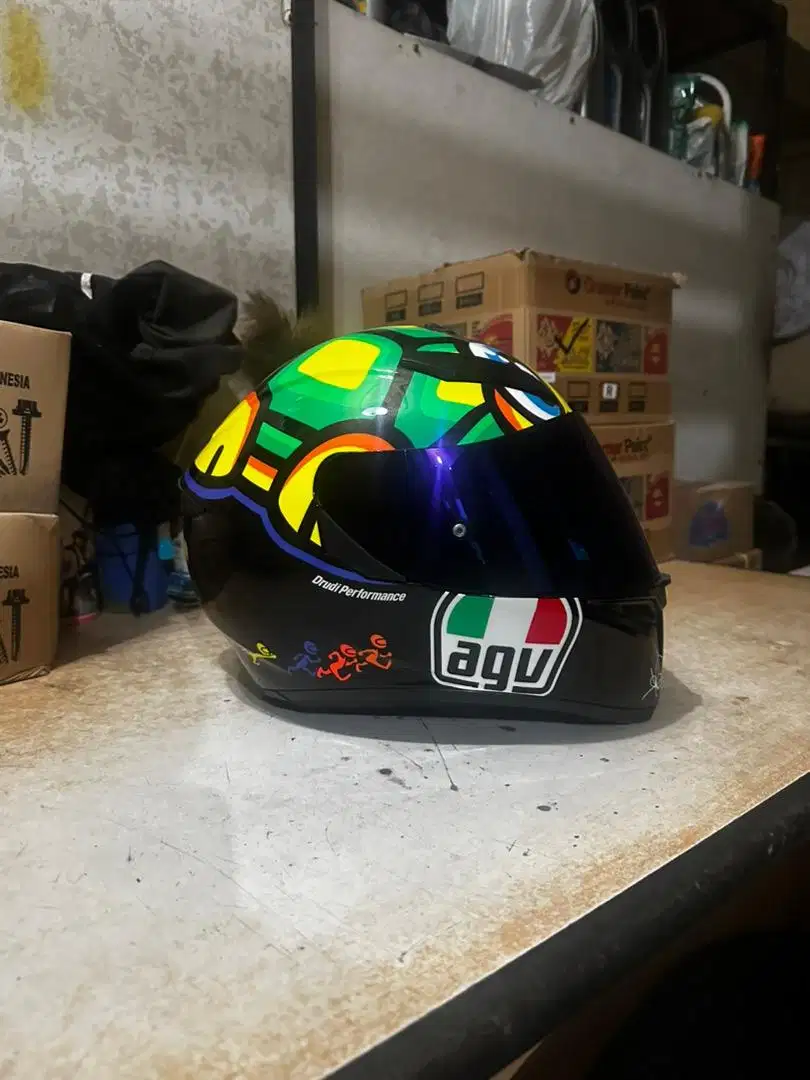 HELM AGV K3 SV TARTARUGA TURTLE FULLFACE