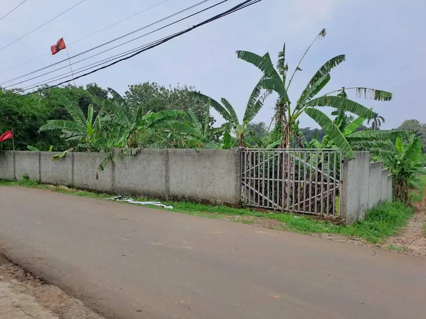 Tanah di pinggir Jl. Raya Pabuaran (Dekat Wisata Alam Candali Bogor)