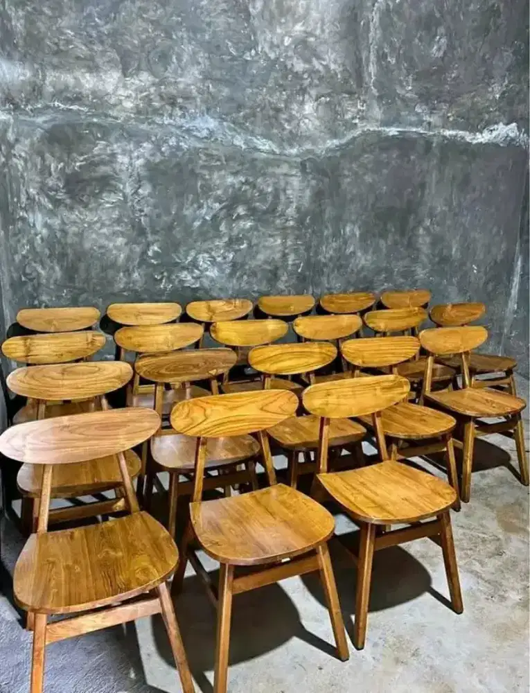 Kursi cafe jati kursi makan jati