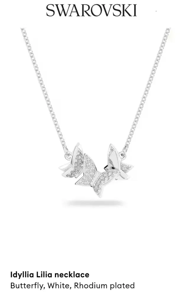 Kalung Swarovski Idyllia Lilia preloved