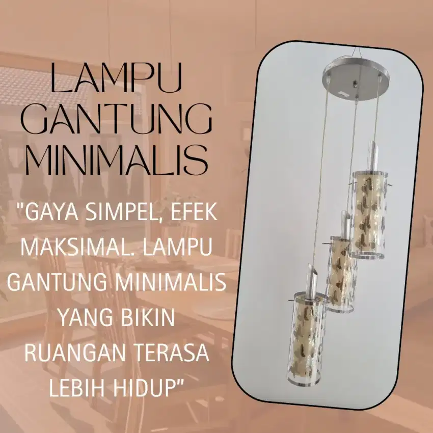 Lampu Gantung Minimalis