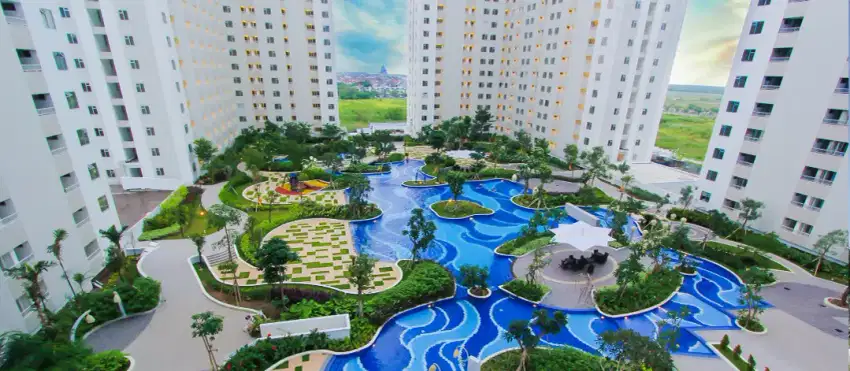 Ready sewa apartemen Educity, Yale Princeton, lengkap tinggal masuk