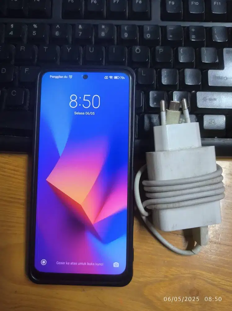 Redmi Note 10 4/64 Grey Batangan & Charger