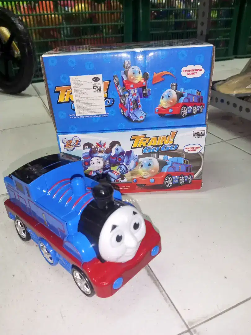 Mainan Anak Kereta Transformers