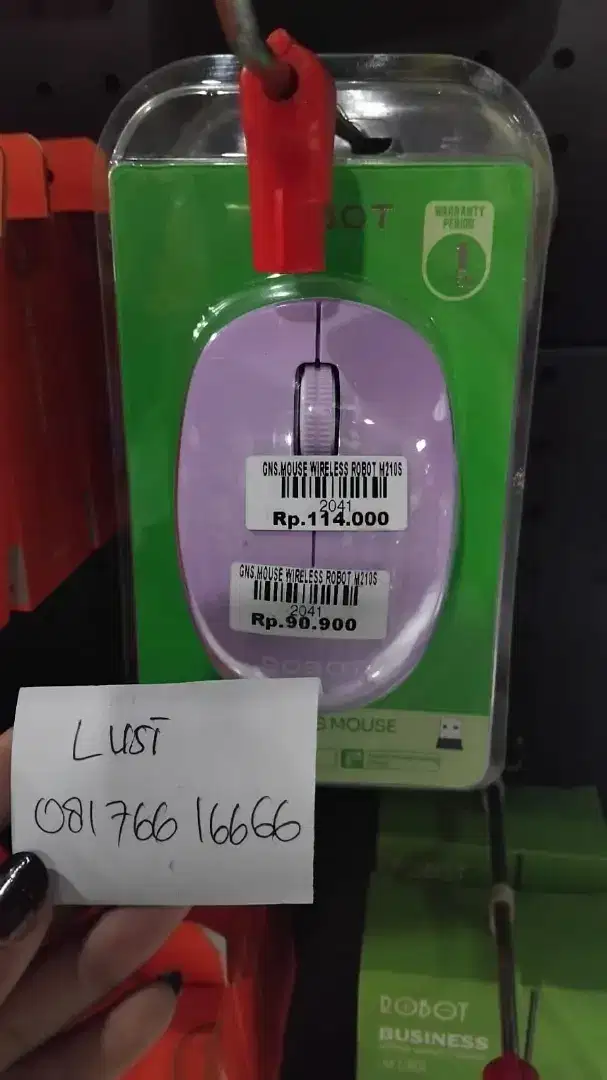 MOUSE WIRELESS ROBOT M210S | ATLANTIS DAHSYAT