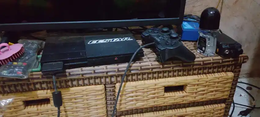 PS2 slim kaset stik2 + memory