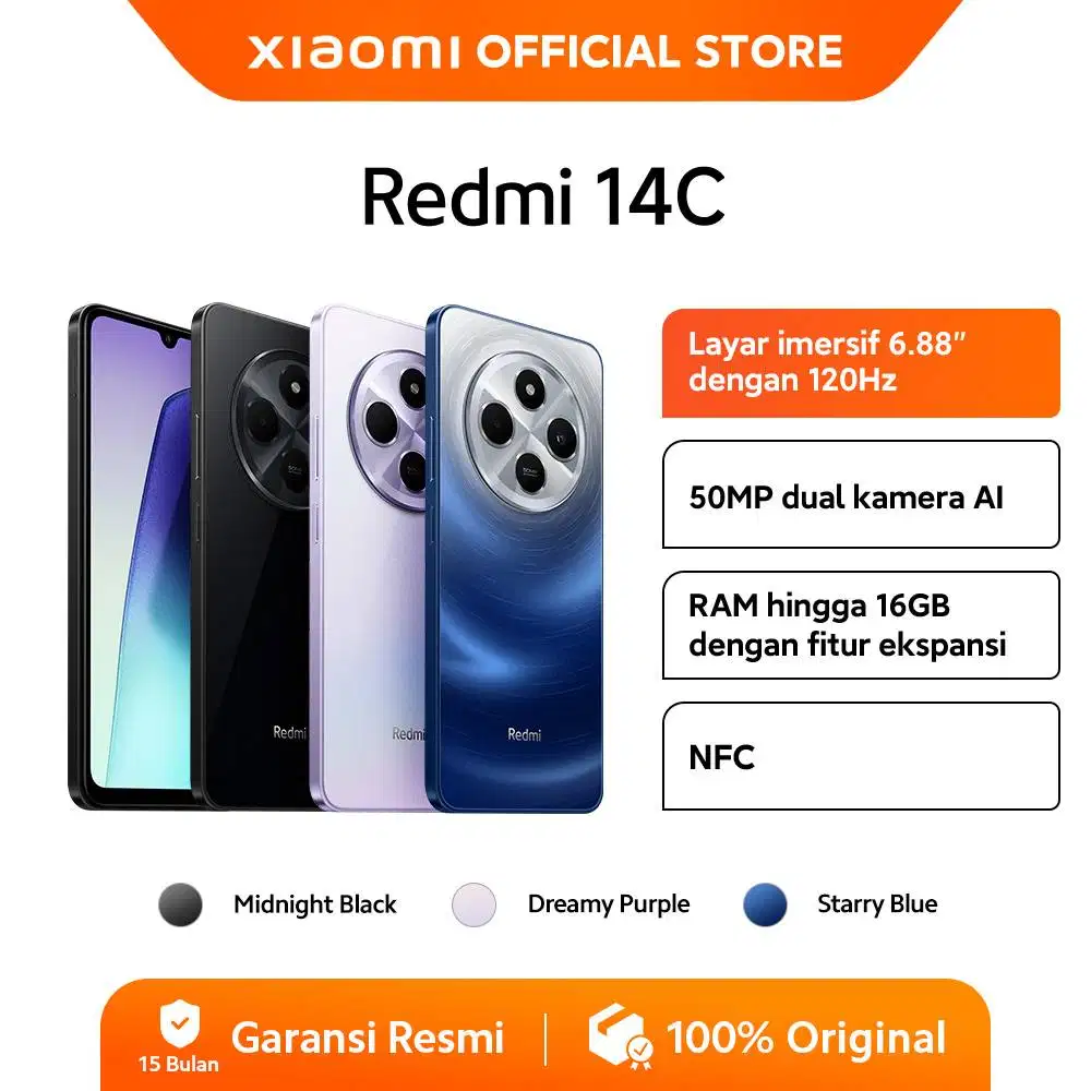 XIAOMI REDMI 14C (8/256) NEW BIG PROMO