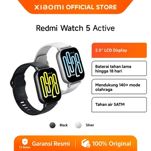Xiaomi Redmi Watch 5 Active Smartwatch Jam mi band Lite Pro