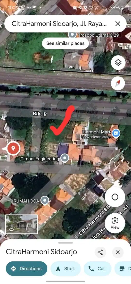 Dijual Tanah Citra Harmoni Main Road Siap Dibangun Cluster Favorit