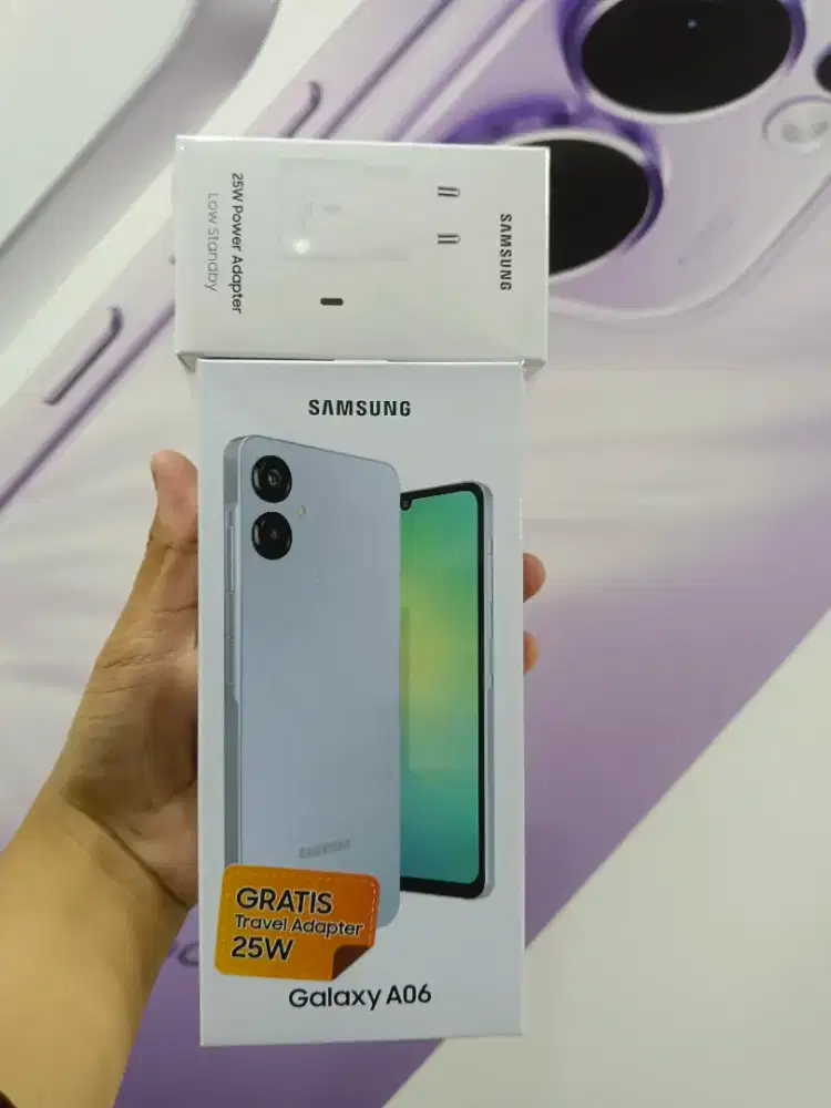 New handphone samsung A06 4/64GB garansi resmi 100%