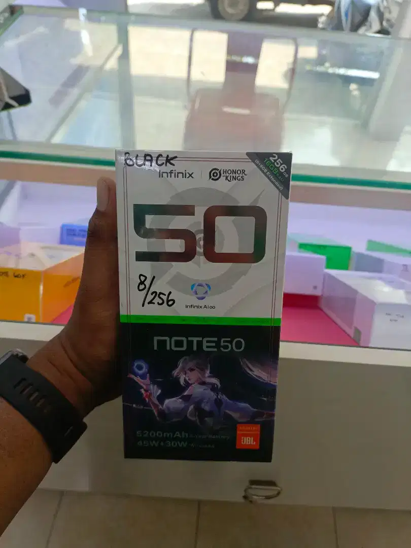 Infinix note 50 8/256 new garansi resmi 1 tahun