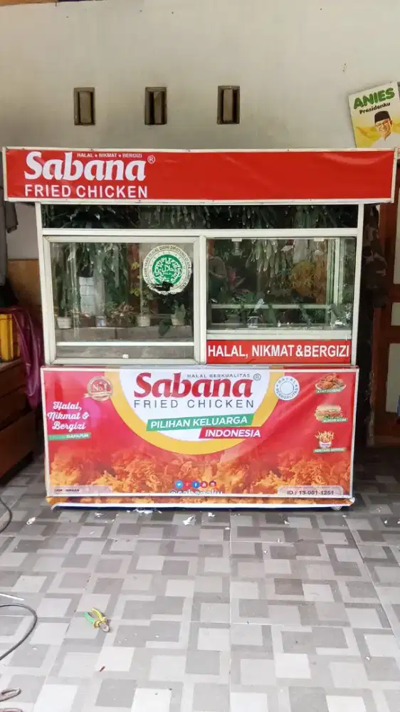 Dijual cepat, gerobak Sabana second