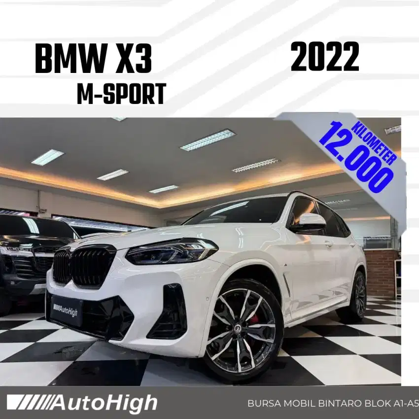 DP10% [Km12.000] X3 M-Sport 2022 White Reg 2023 #AUTOHIGH