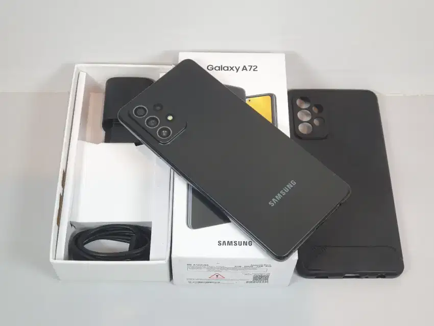 Samsung Galaxy A72 NFC 128GB mulus fullset Resmi SEIN