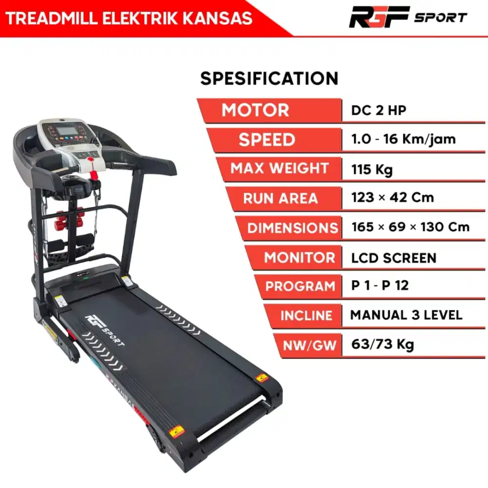 TREADMILL ELEKTRIK KANSAS