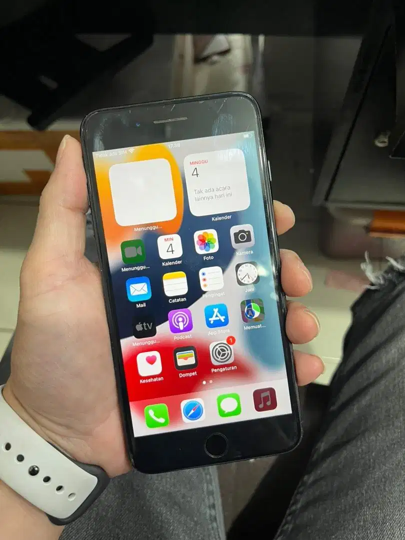 Iphone 7 plus 128 finger print on kelengkapan hp aja harga net aja