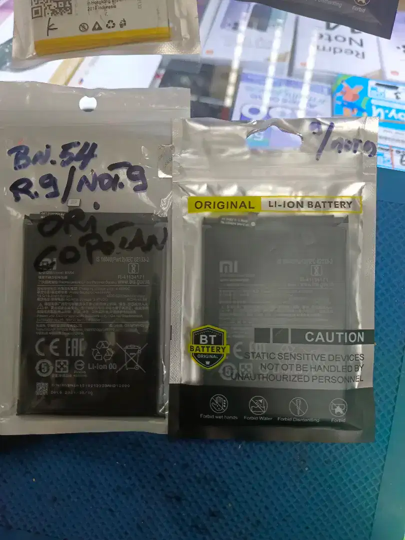 Jual Baterai ori copotan Handphone Xiaomi redmi9/ note9.Bn.54.