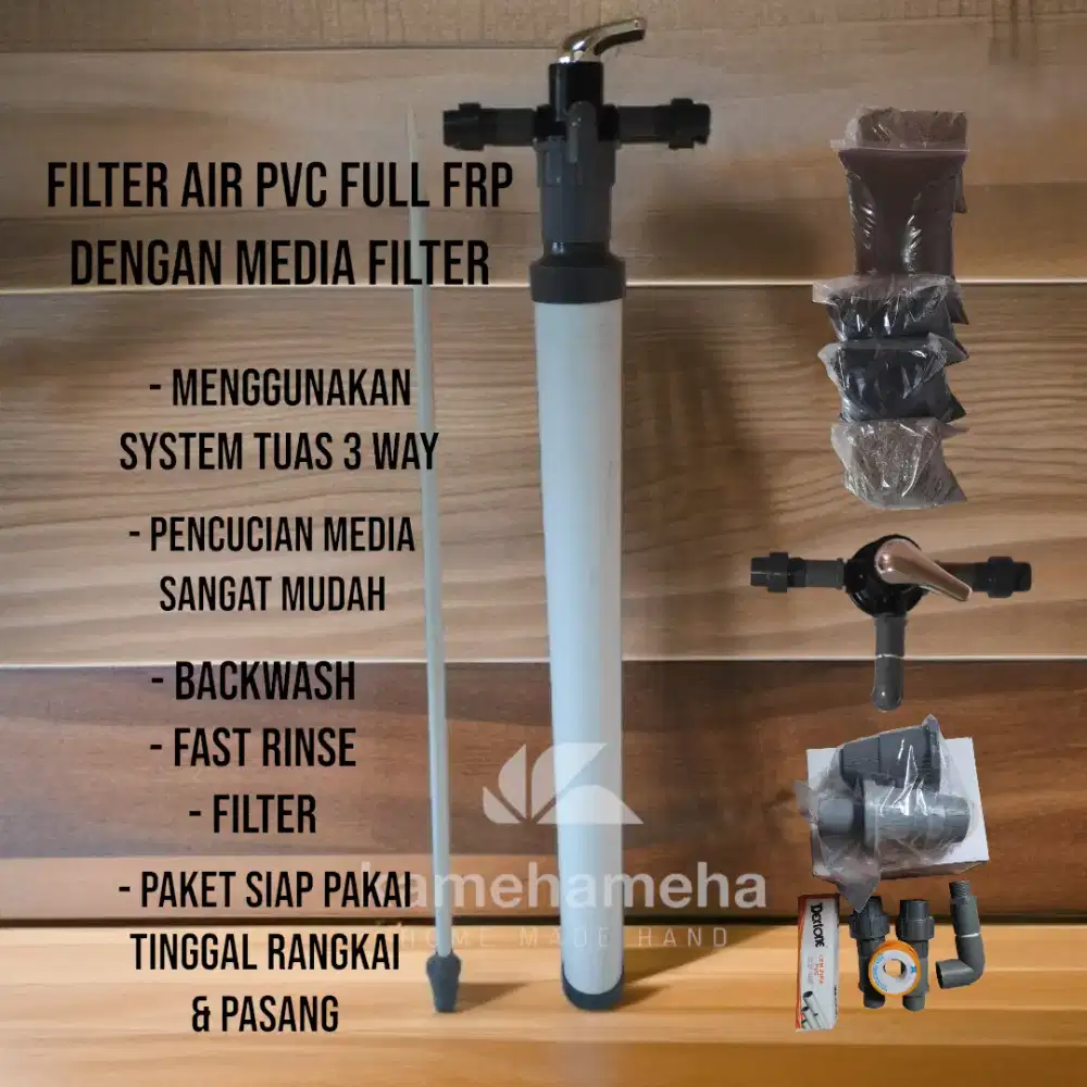 Filter Air Paralon Pvc Frp Dengan Media Filter