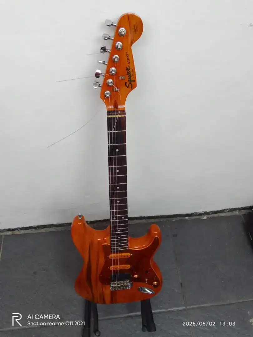 Squier high quality pickup Seymour Duncan actif US kayu tua,