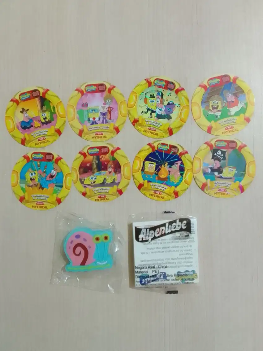 Tazos Choki Choki Spongebob Set